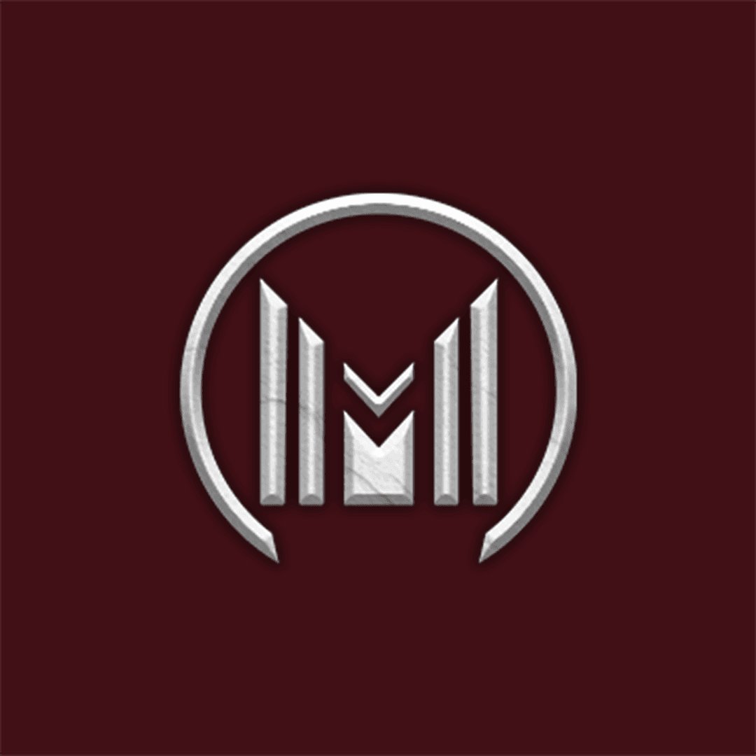 Metallic M Logo for